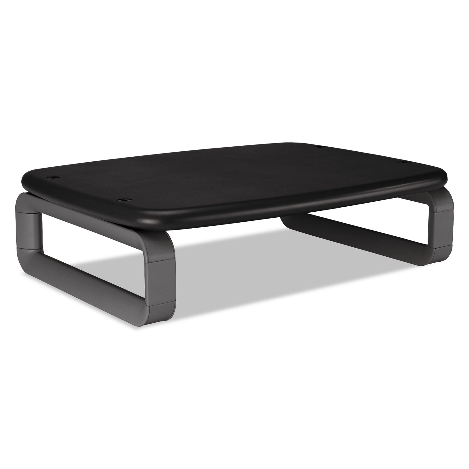 Monitor Stand with SmartFit, For 24" Monitors, 15.5" x 12" x 3" to 6", Black/Gray, Supports 80 lbs - 