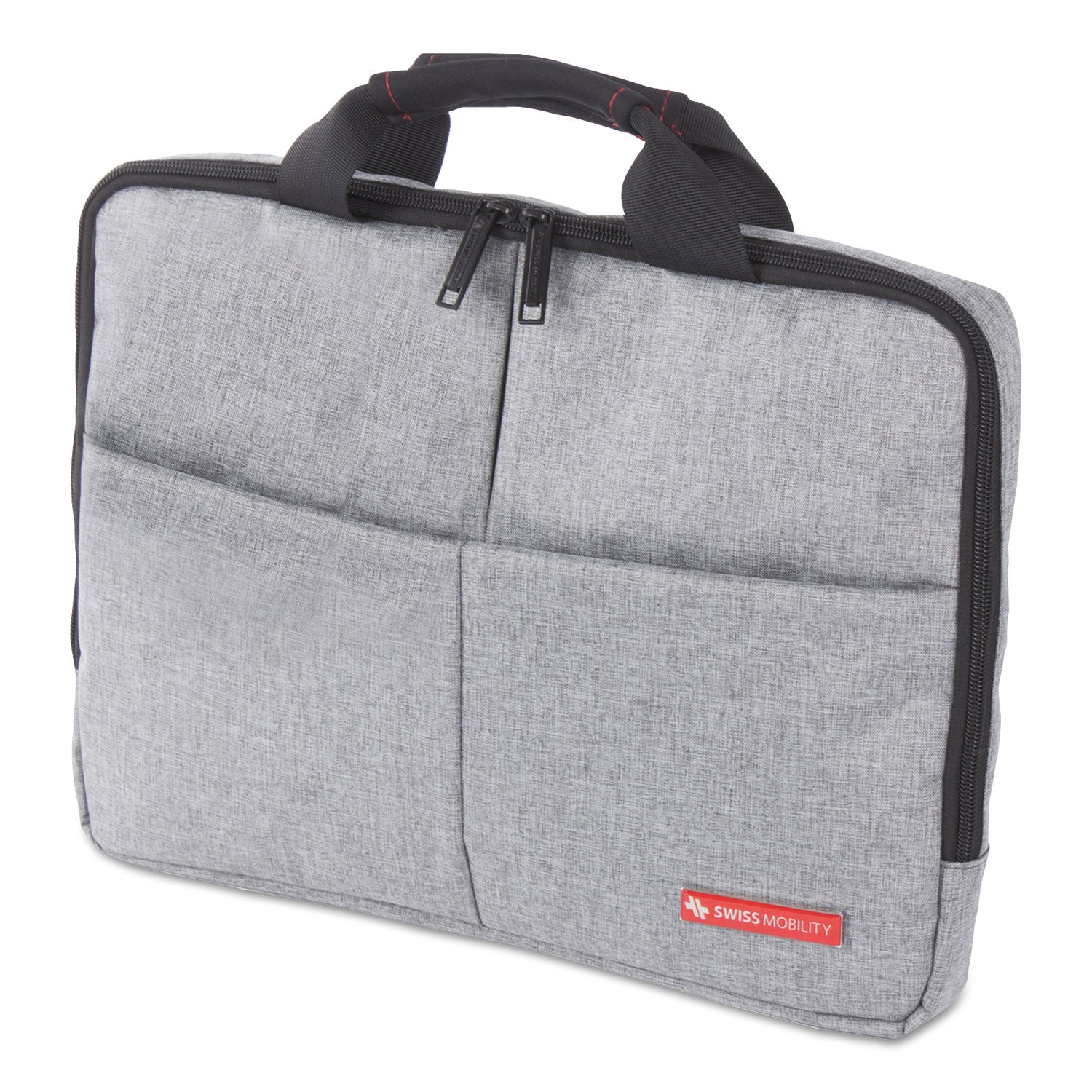 sterling-slim-briefcase-fits-devices-up-to-141-polyester-175-x-175-x-1025-gray_swzexb1071smgry - 1