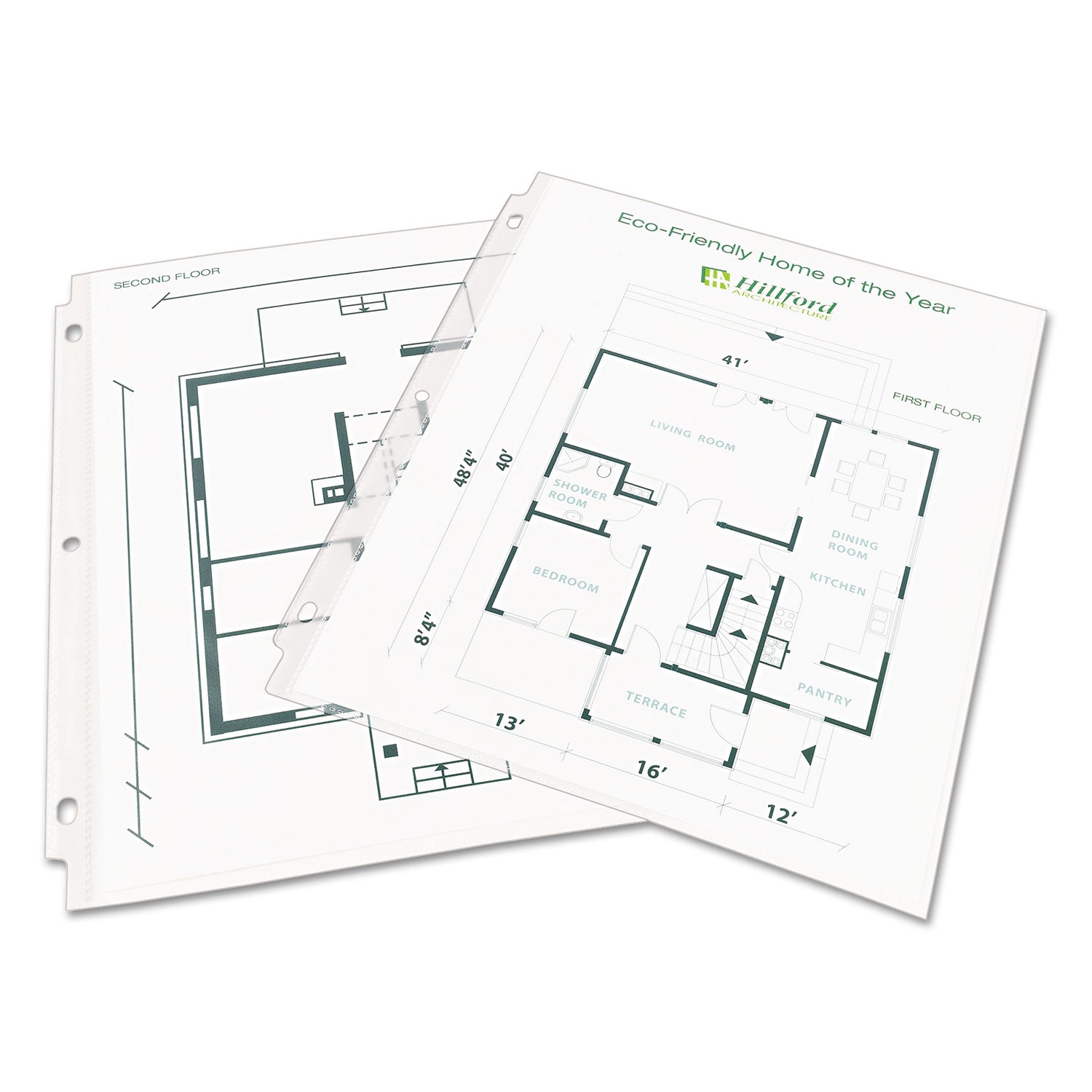 top-load-recycled-polypropylene-sheet-protector-semi-clear-100-box_ave75537 - 6