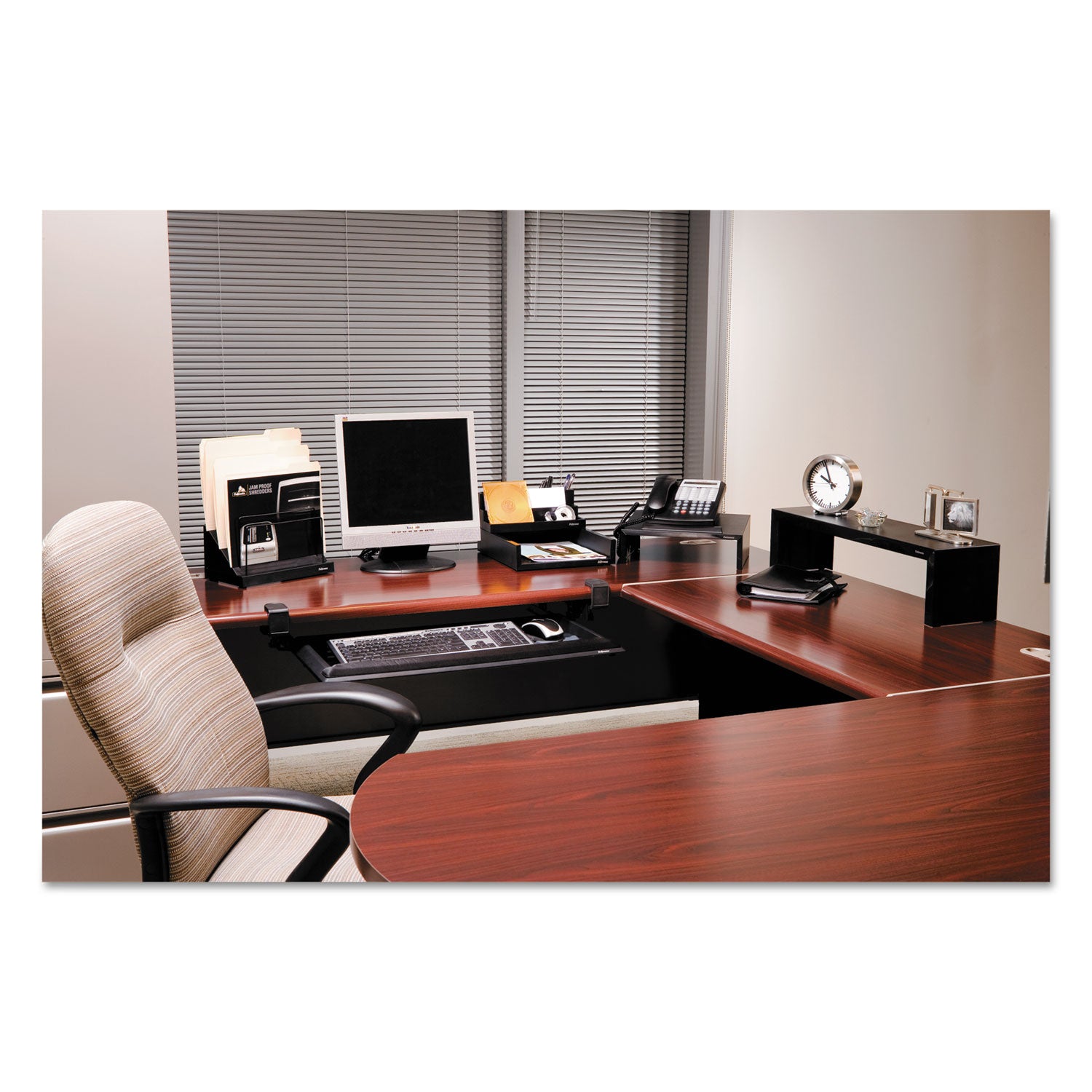 Designer Suites Telephone Stand, 13 x 9.13 x 4.38, Black Pearl - 