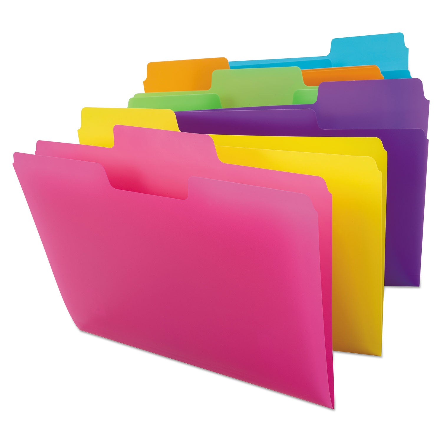 supertab-top-tab-file-folders-1-3-cut-tabs-assorted-letter-size-075-expansion-polypropylene-18-pack_smd10515 - 4