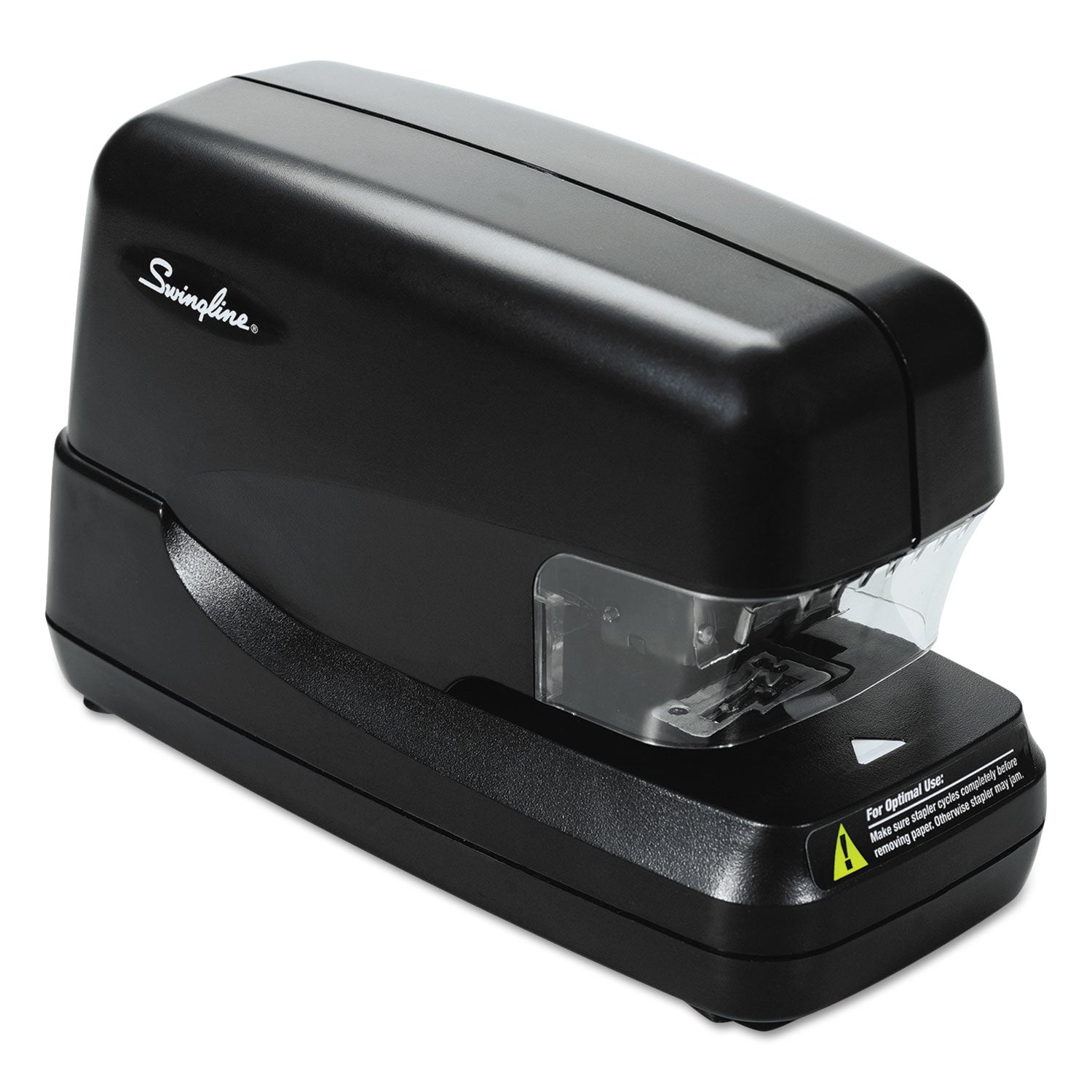 High-Capacity Flat Clinch Electric Stapler, 70-Sheet Capacity, Black - 2