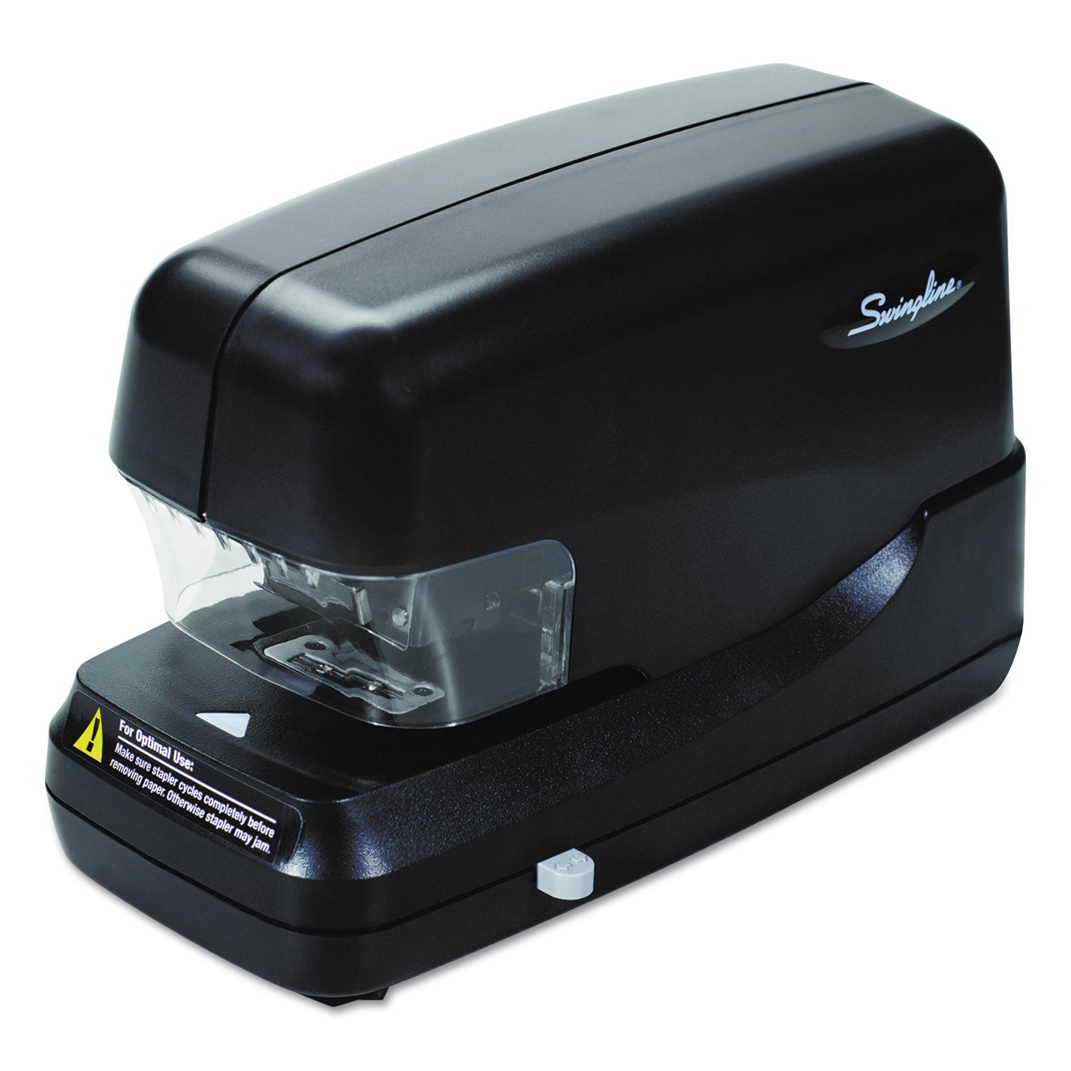 High-Capacity Flat Clinch Electric Stapler, 70-Sheet Capacity, Black - 1