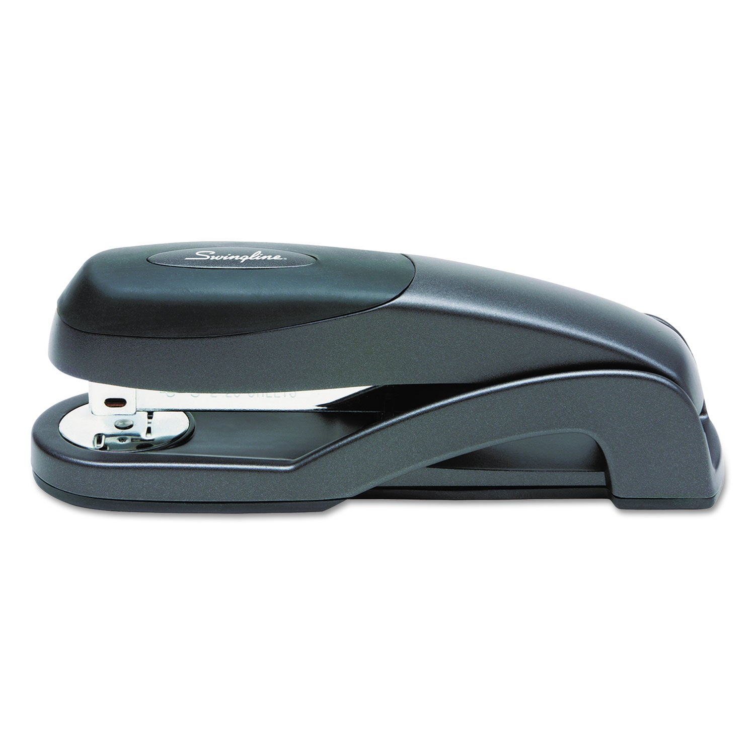 Optima Full Strip Desk Stapler, 25-Sheet Capacity, Graphite Black - 