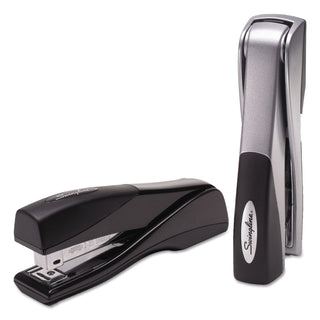 Optima Grip Full Strip Stapler, 25-Sheet Capacity, Silver