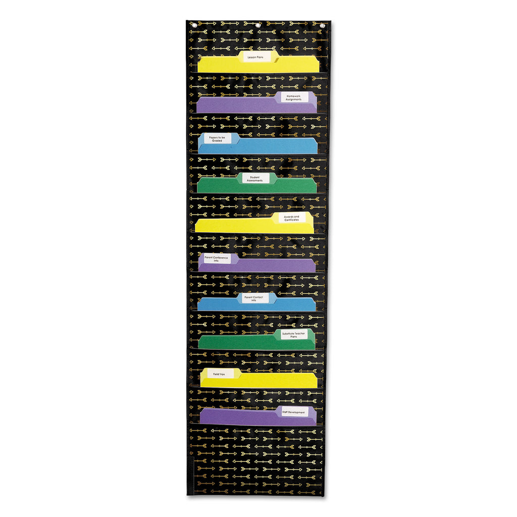 storage-pocket-chart-10-pockets-14-x-47-black_cdp158042 - 1