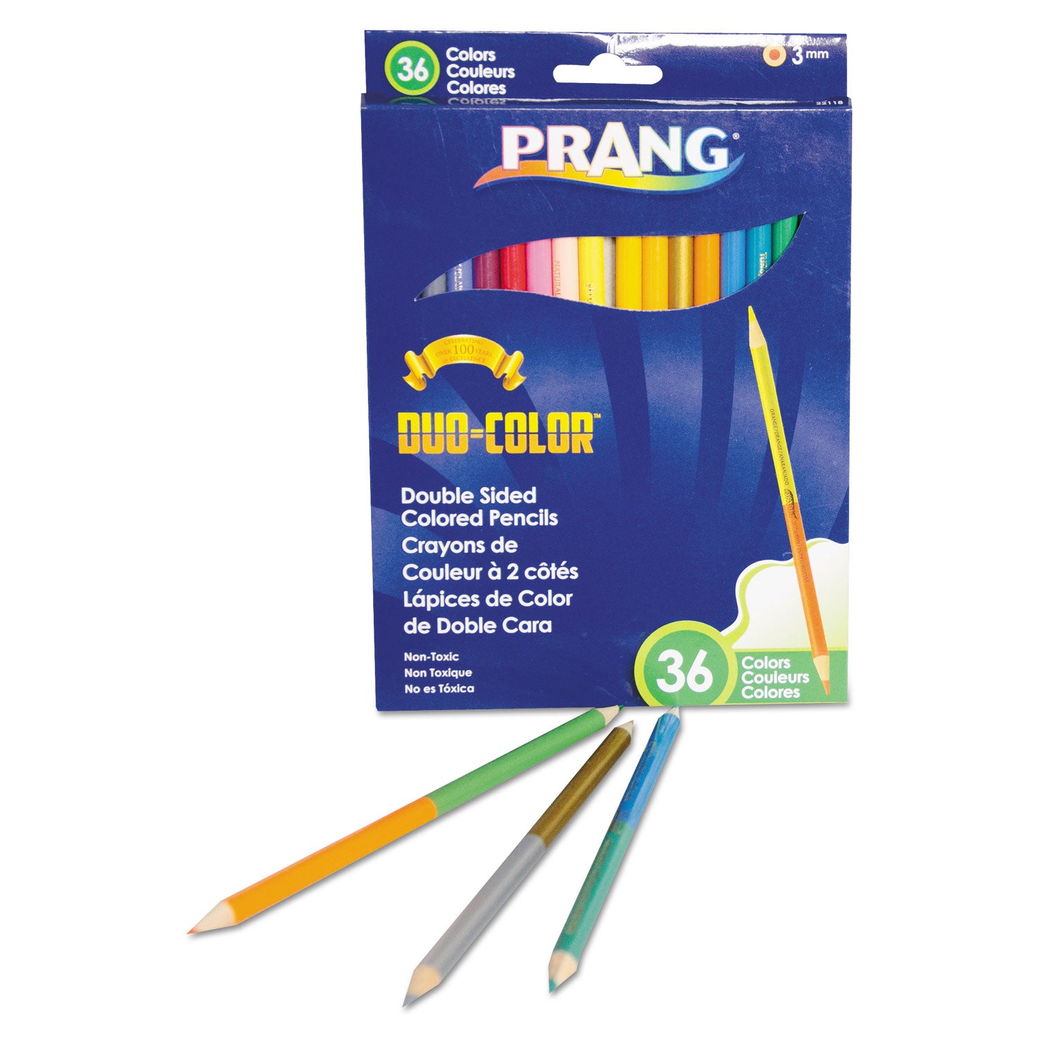 duo-color-colored-pencil-sets-3-mm-2b-assorted-lead-and-barrel-colors-18-pack_dix22118 - 2