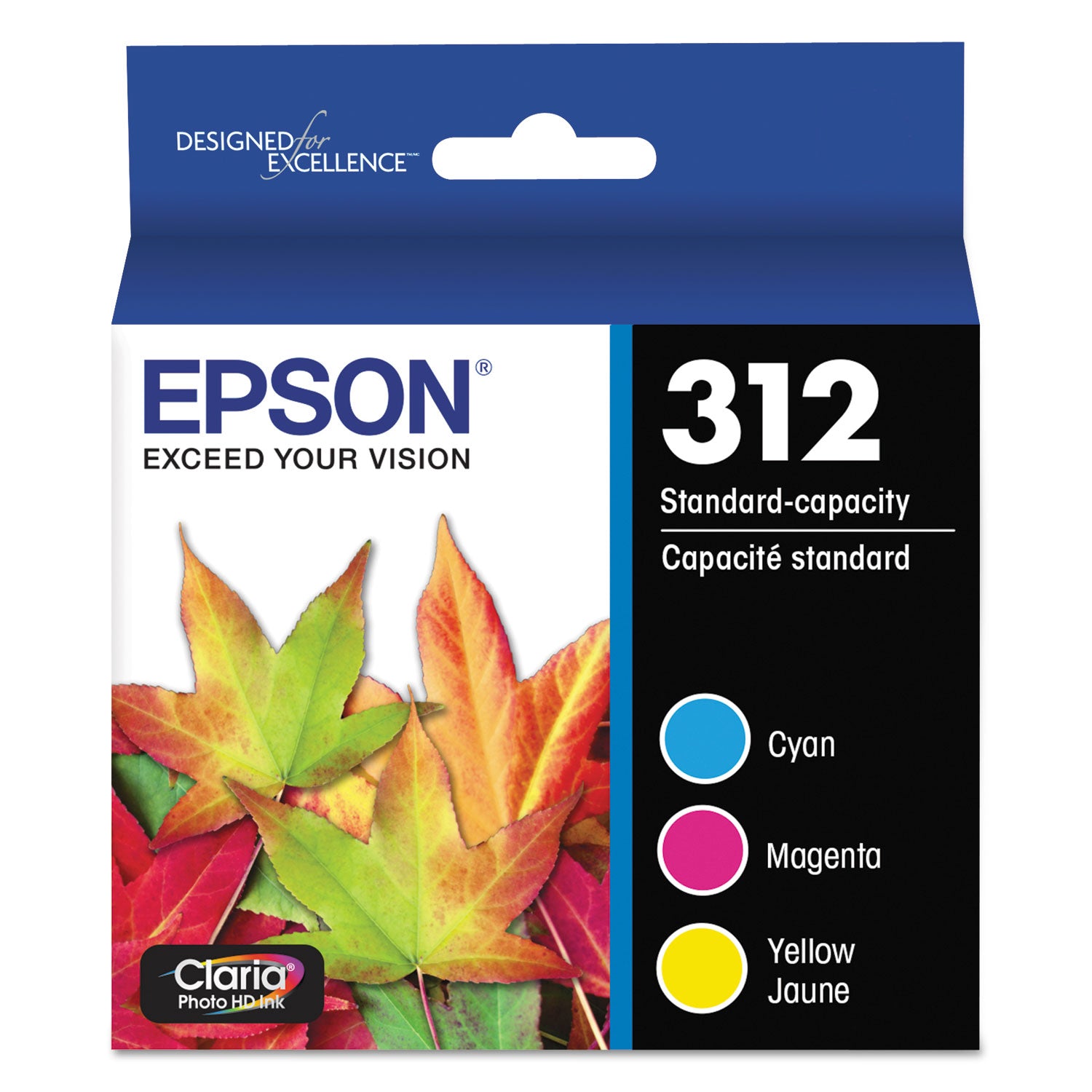 t312923-s-312xl-claria-high-yield-ink-830-page-yield-cyan-magenta-yellow_epst312923s - 1