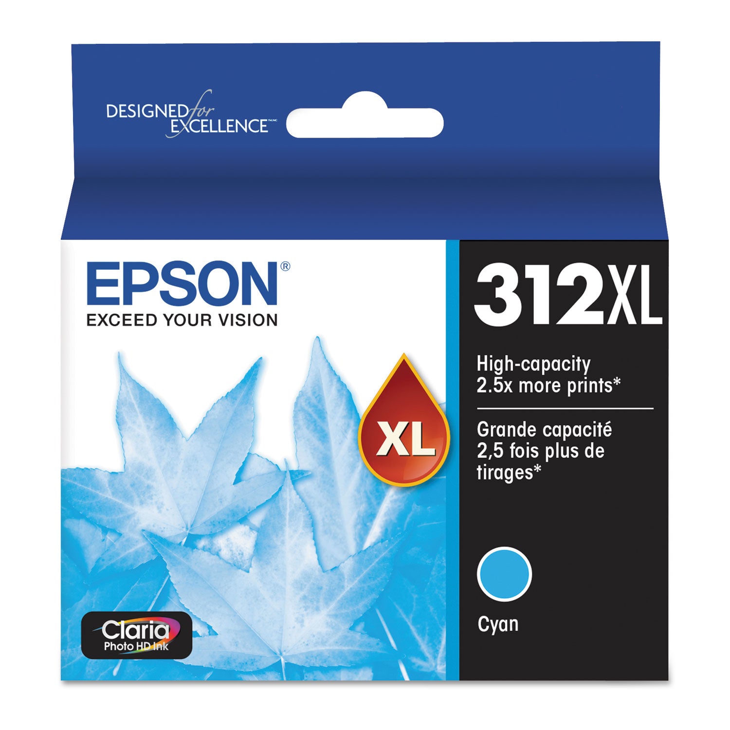t312xl220-s-312xl-claria-high-yield-ink-830-page-yield-cyan_epst312xl220s - 1