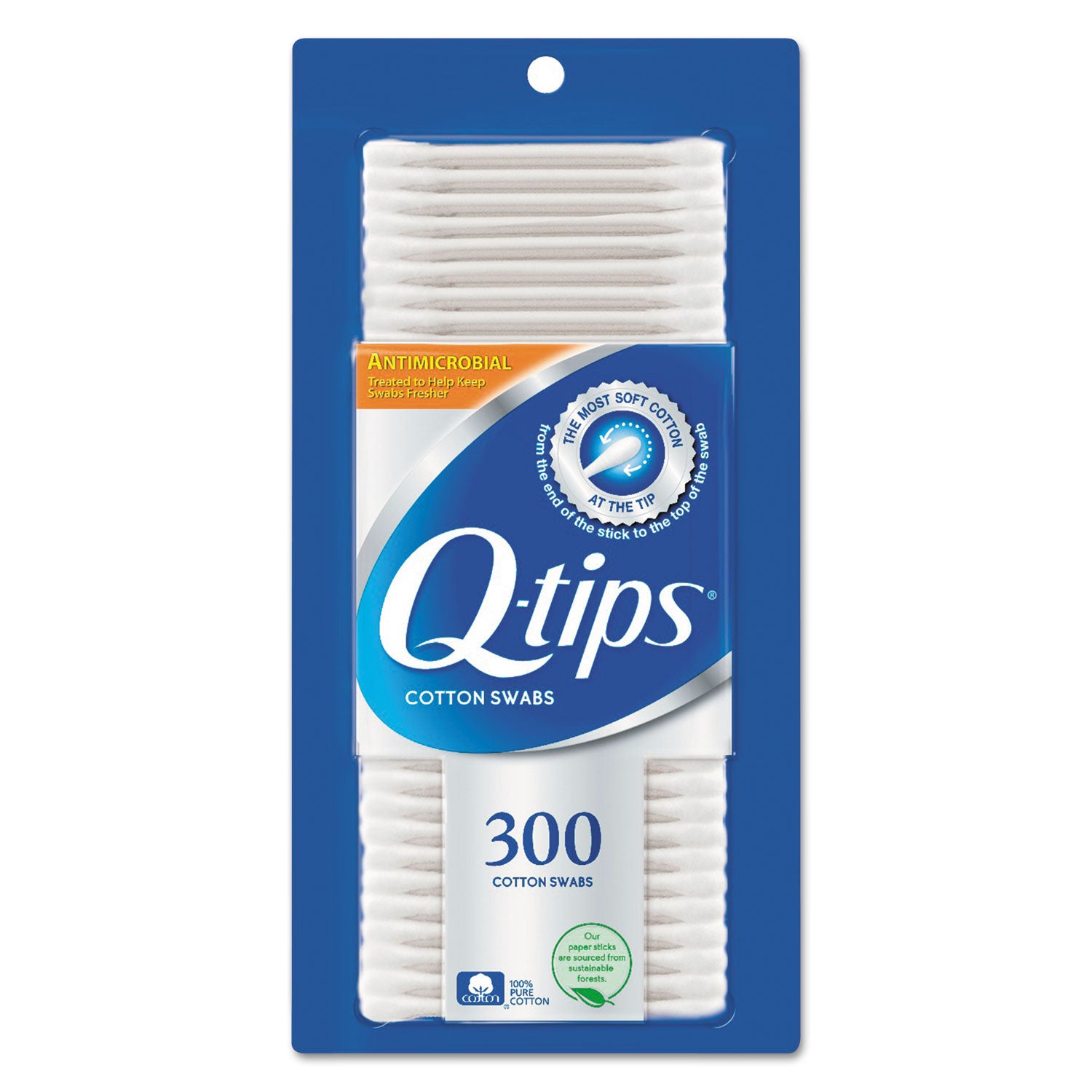 cotton-swabs-antibacterial-300-pack-12-carton_uni17900ct - 1