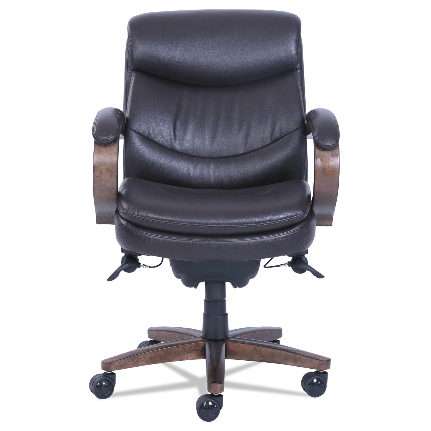 woodbury-mid-back-executive-chair-supports-up-to-300-lb-1875-to-2175-seat-height-brown-seat-back-weathered-sand-base_lzb48963b - 2