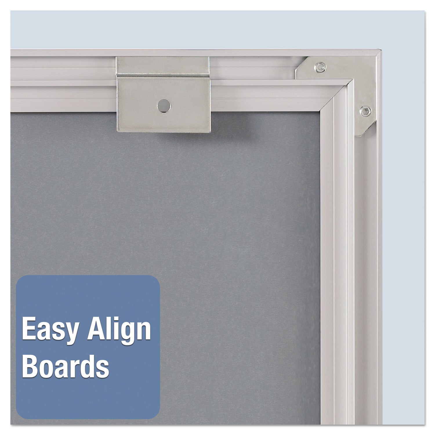 Quartet Matrix 15-employee In/Out Board - 16" Height x 23" Width - White Natural Cork Surface - Magnetic, Durable - Silver Frame - 1 Each - 8
