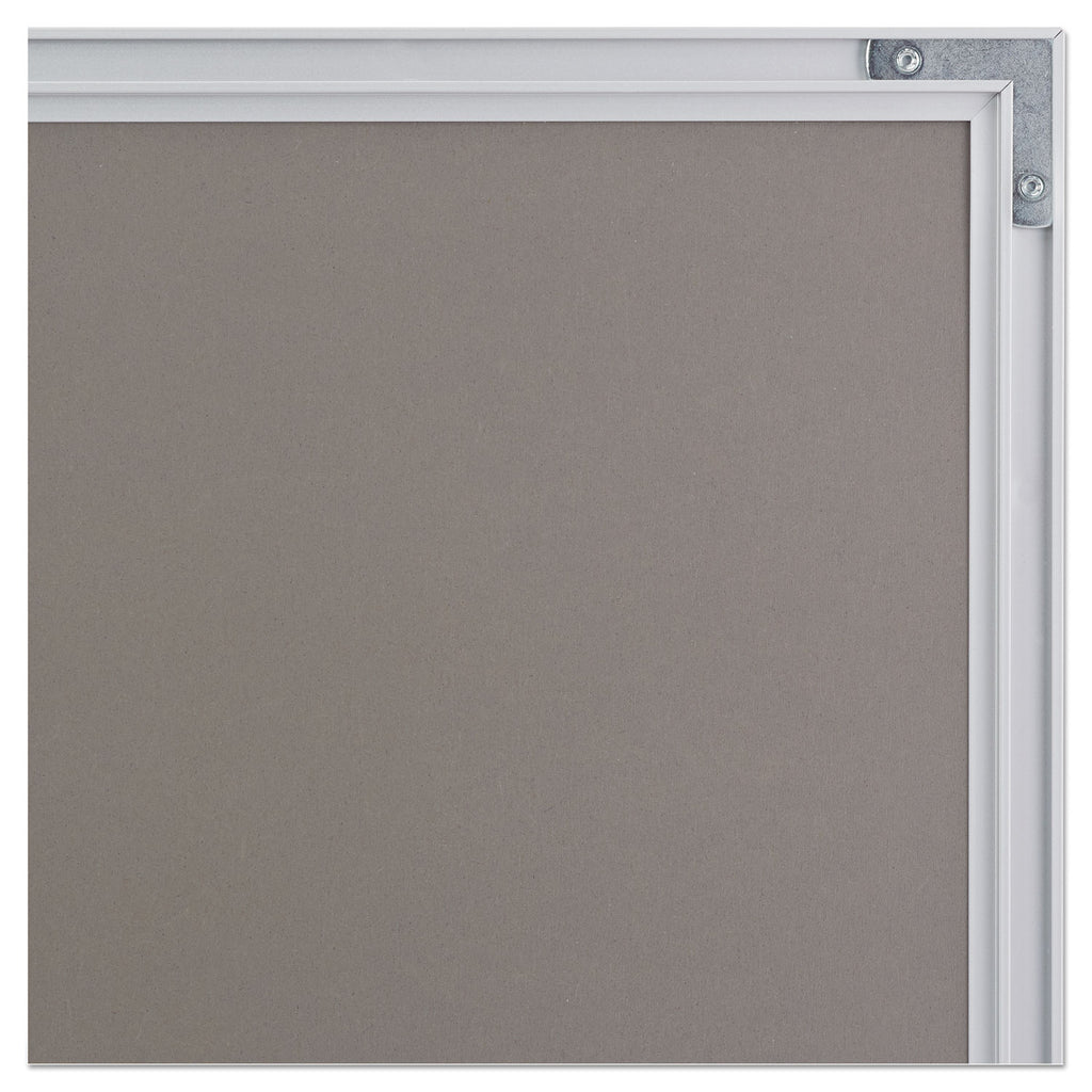 Dry Erase Board, 36 x 24, Melamine White Surface, Silver Aluminum Frame - 