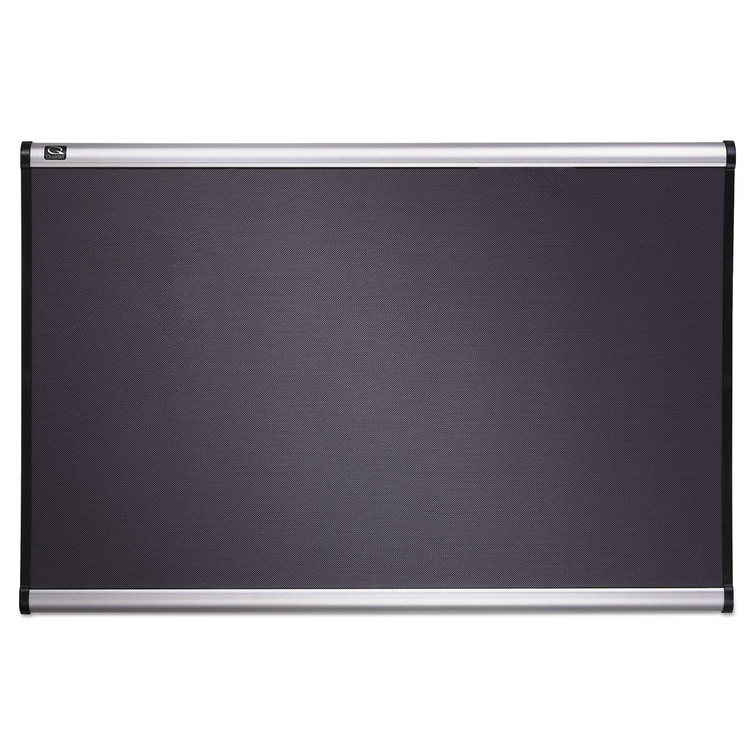 Prestige Gray Diamond Mesh Bulletin Board, 36 x 24, Gray Surface, Silver Aluminum/Plastic Frame - 