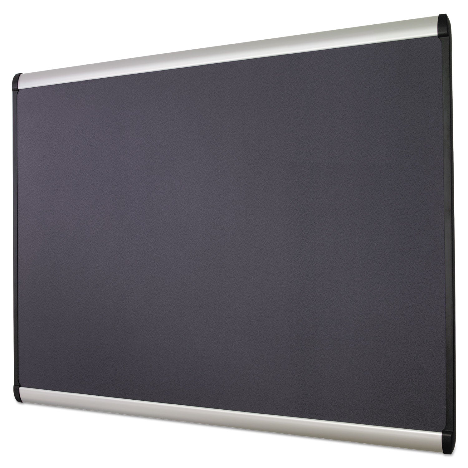 Prestige Plus Magnetic Fabric Bulletin Boards, 36 x 24, Gray Surface, Silver Aluminum Frame - 8