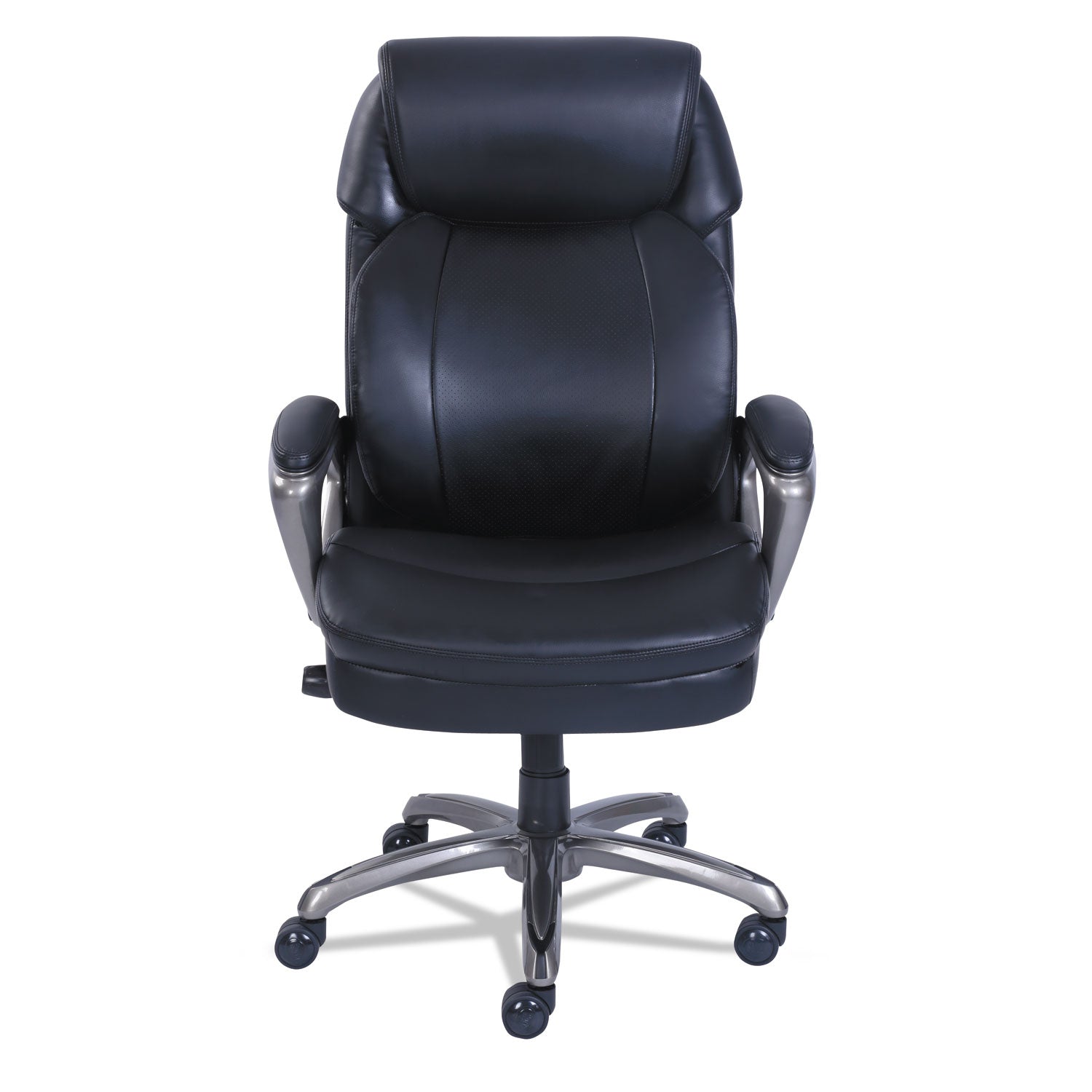 cosset-high-back-executive-chair-supports-up-to-275-lb-1875-to-2175-seat-height-black-seat-back-slate-base_srj48965 - 4