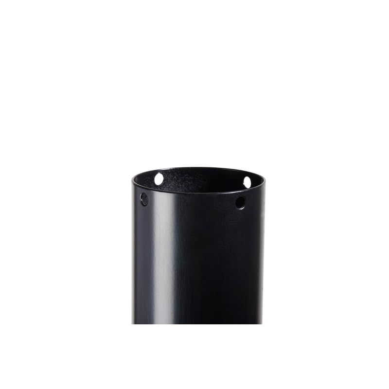 Plexon In-Ground Mailbox Post, 51in. Powder Coated, Black, Galvanized Steel