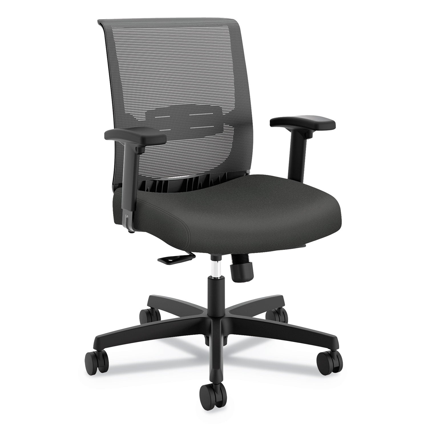 convergence-mid-back-task-chair-synchro-tilt-and-seat-glide-supports-up-to-275-lb-iron-ore-seat-black-back-base_honcmy1acu19 - 1