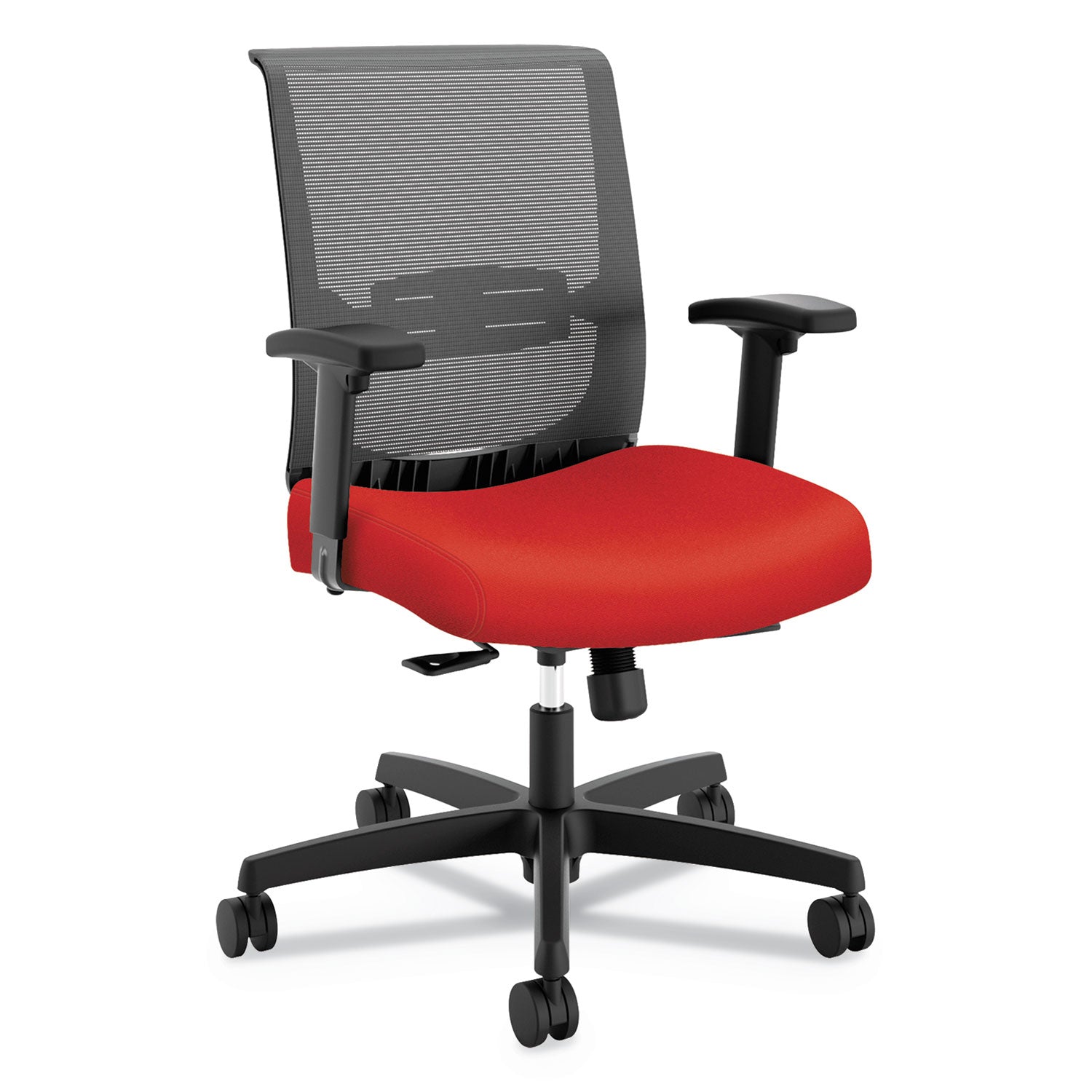 convergence-mid-back-task-chair-synchro-tilt-and-seat-glide-supports-up-to-275-lb-red-seat-black-back-base_honcmy1acu67 - 1