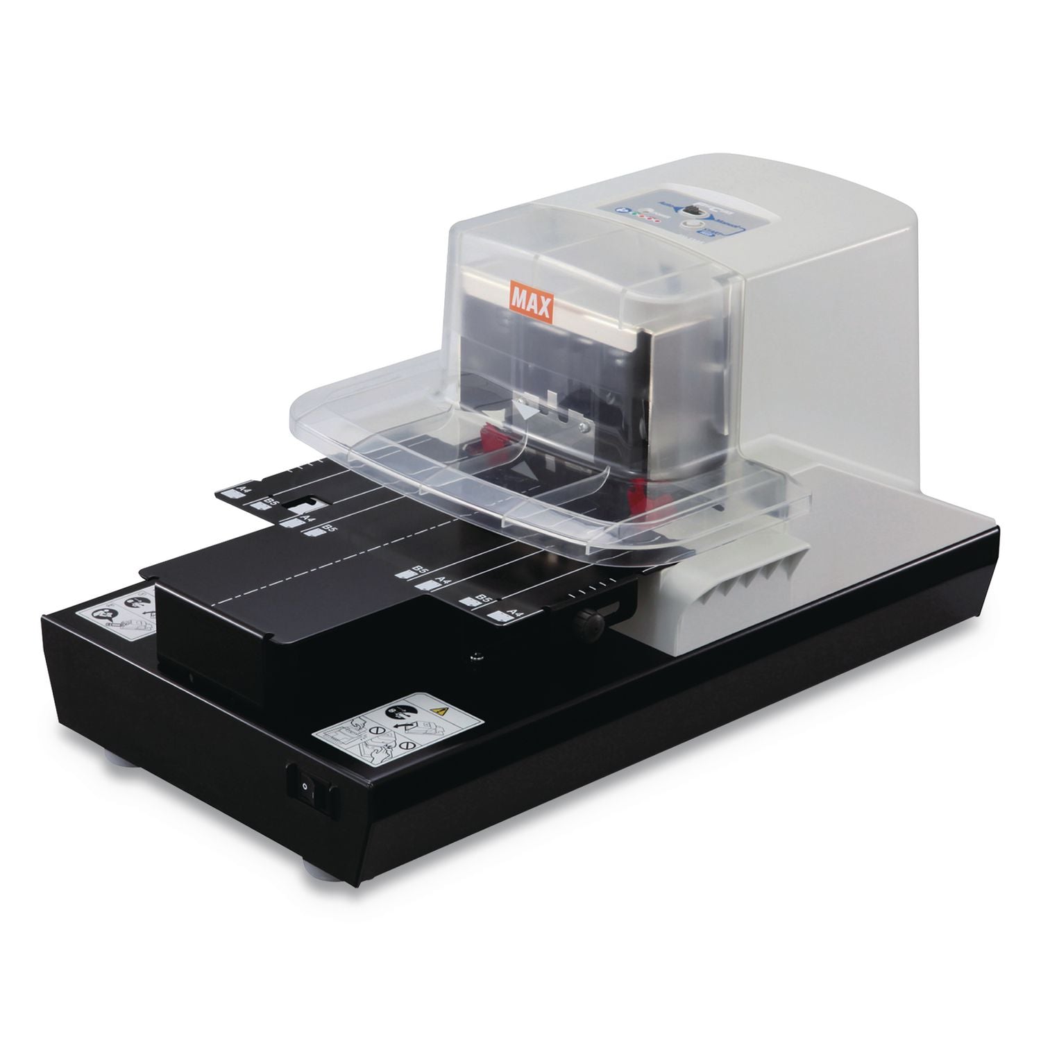 EH-110F Professional Heavy Duty Flat Clinch Stapler, 100-Sheet Capacity, Gray