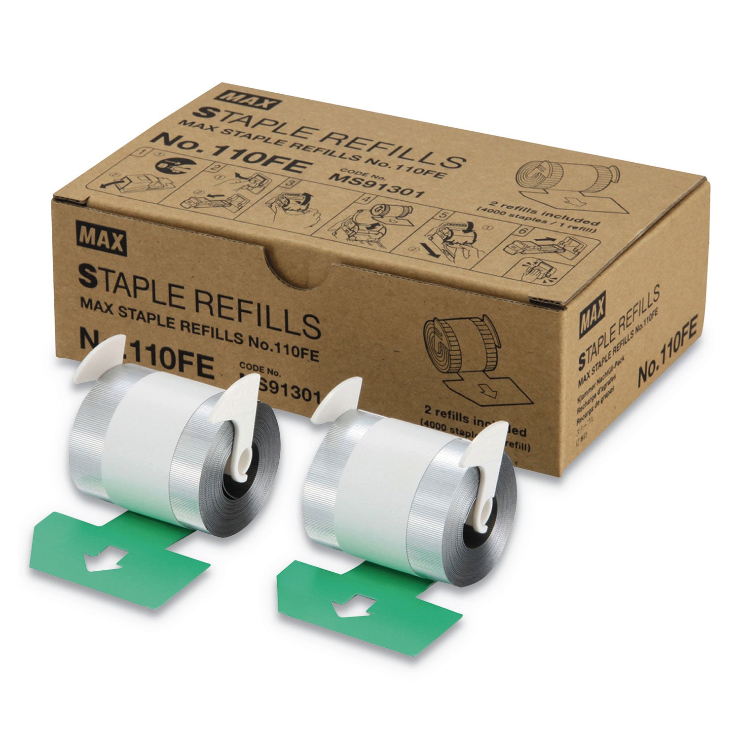 staple-refills-no110fe-056-leg-05-crown-silver-4000-cartridge-2-cartridges-box-8000-box_mxbno110fe - 1