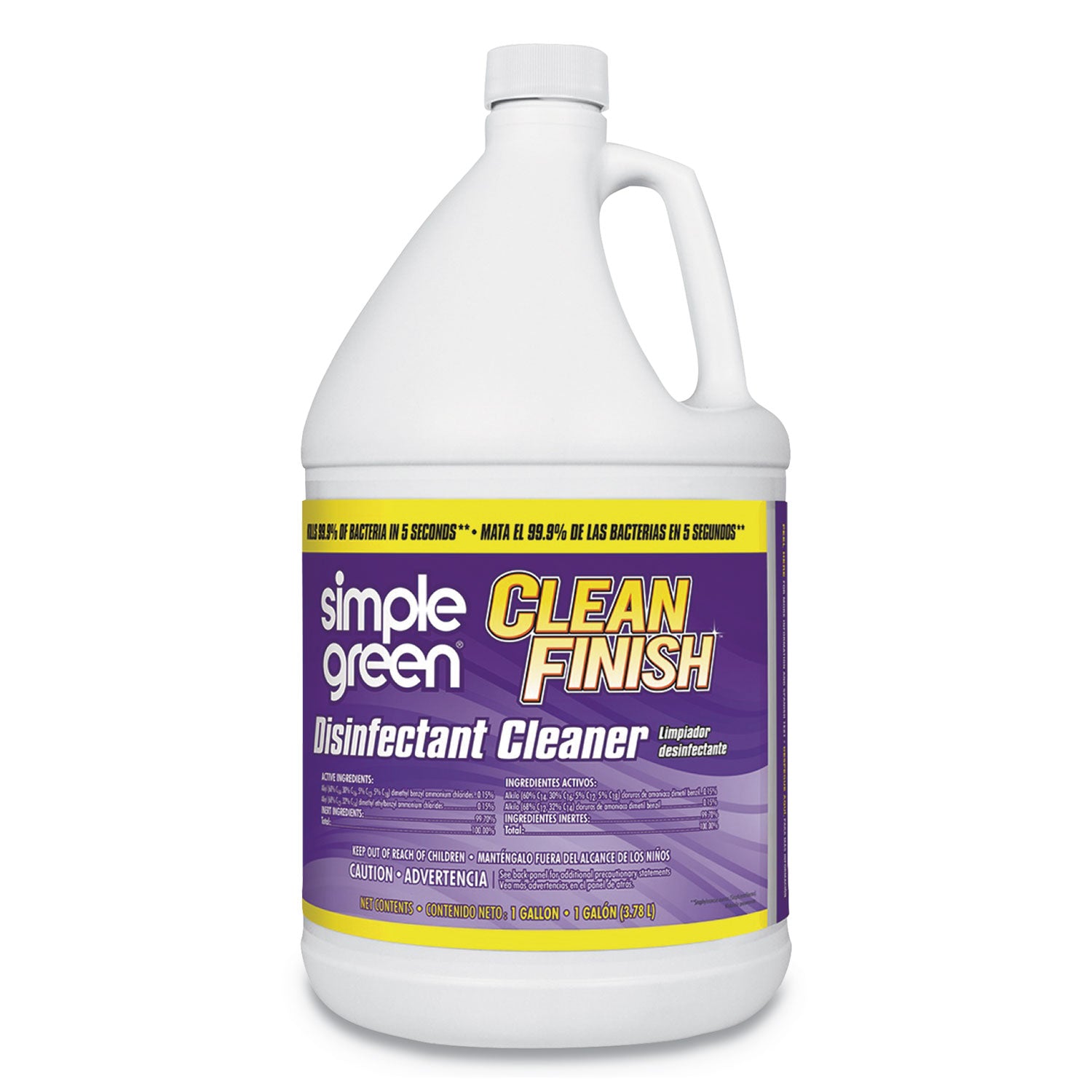 clean-finish-disinfectant-cleaner-1-gal-bottle-herbal_smp01128ea - 1