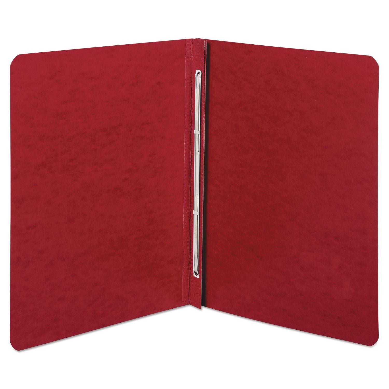 Presstex Report Cover with Tyvek Reinforced Hinge, Two-Piece Prong Fastener, 3" Capacity, 8.5 x 11, Executive Red