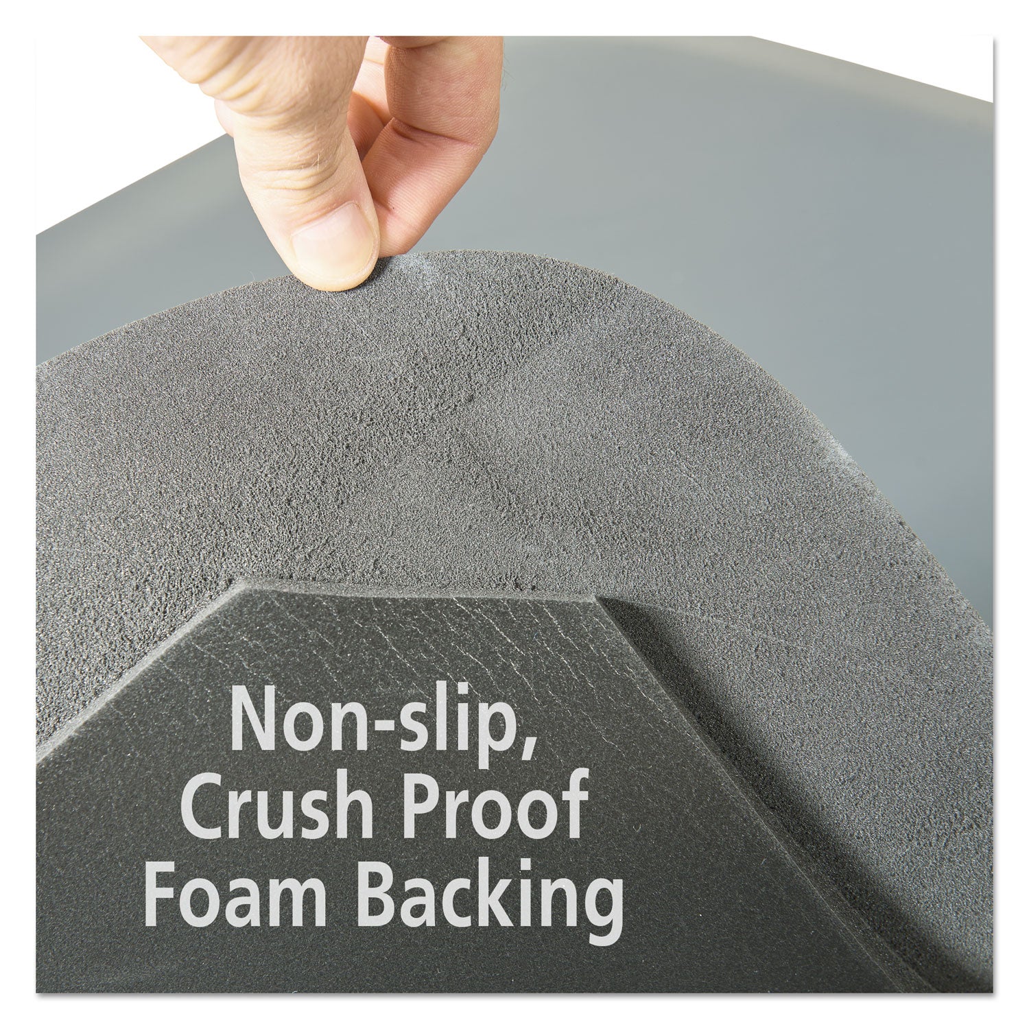 Pro Top Anti-Fatigue Mat, PVC Foam/Solid PVC, 24 x 36, Gray - 