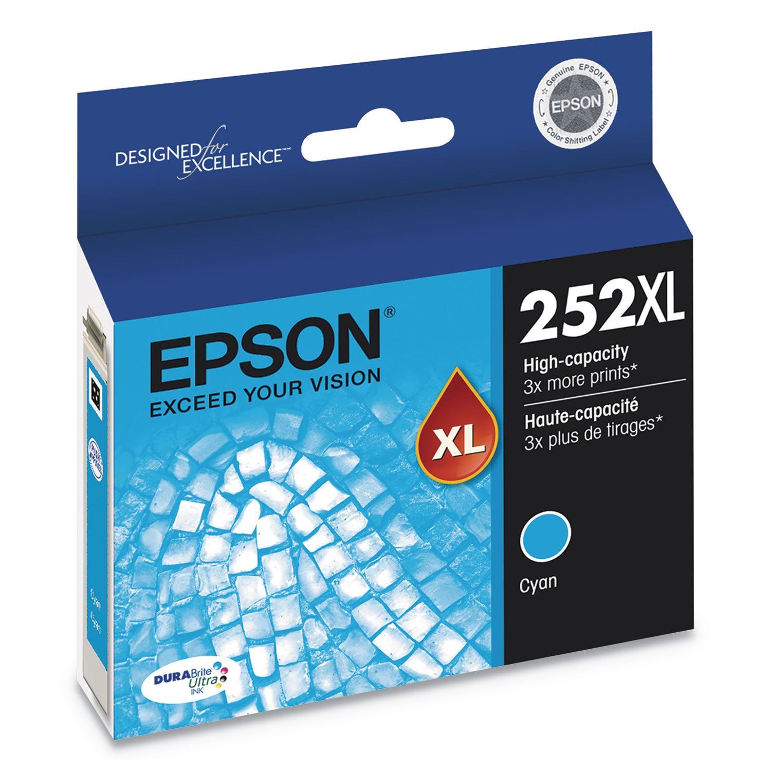 T252XL220-S (252XL) DURABrite Ultra High-Yield Ink, 1,100 Page-Yield, Cyan