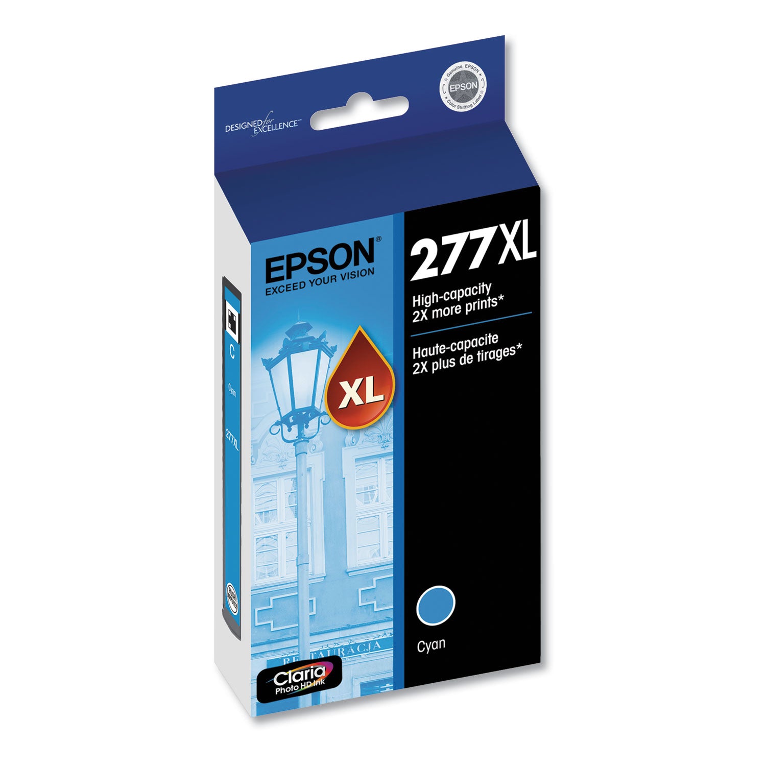 T277XL220-S (277XL) Claria High-Yield Ink, 740 Page-Yield, Cyan