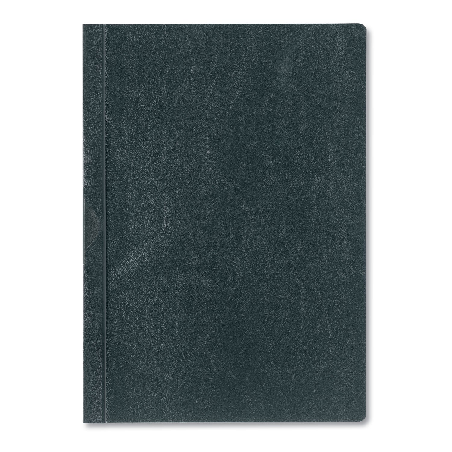 DuraClip Report Cover, Clip Fastener, 8.5 x 11, Clear/Black, 25/Box - 
