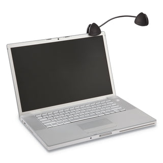 FlexClip Gooseneck Copyholder, Monitor/Laptop Mount, Plastic, Black - 