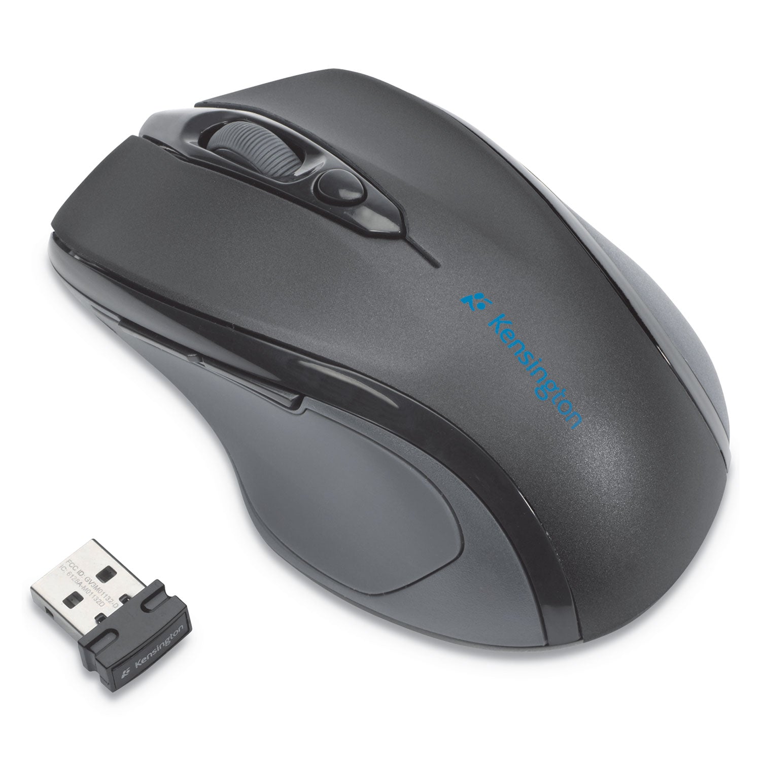 Pro Fit Mid-Size Wireless Mouse, 2.4 GHz Frequency/30 ft Wireless Range, Right Hand Use, Black - 