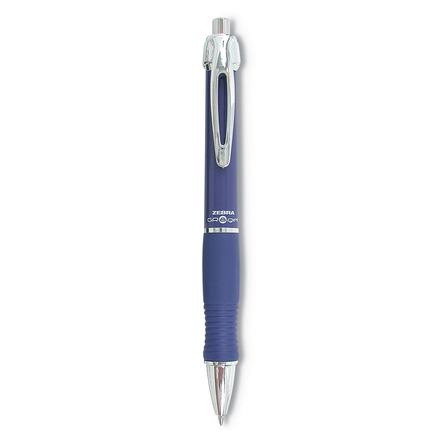 Sarasa Dry X10 Gel Pen, Retractable, Medium 0.7 mm, Blue Ink, Blue/Silver Barrel, 12/Pack - 