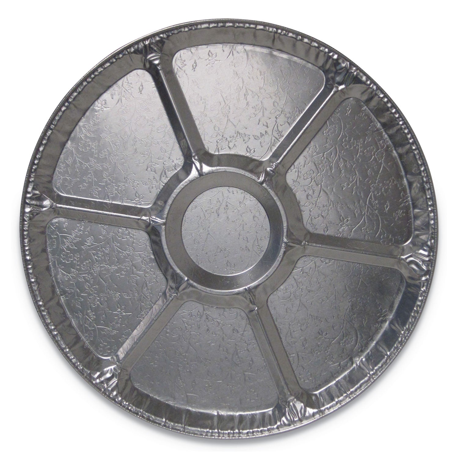 aluminum-cater-trays-7-compartment-lazy-susan-18-diameter-x-094h-silver-50-carton_dpk18ls - 1