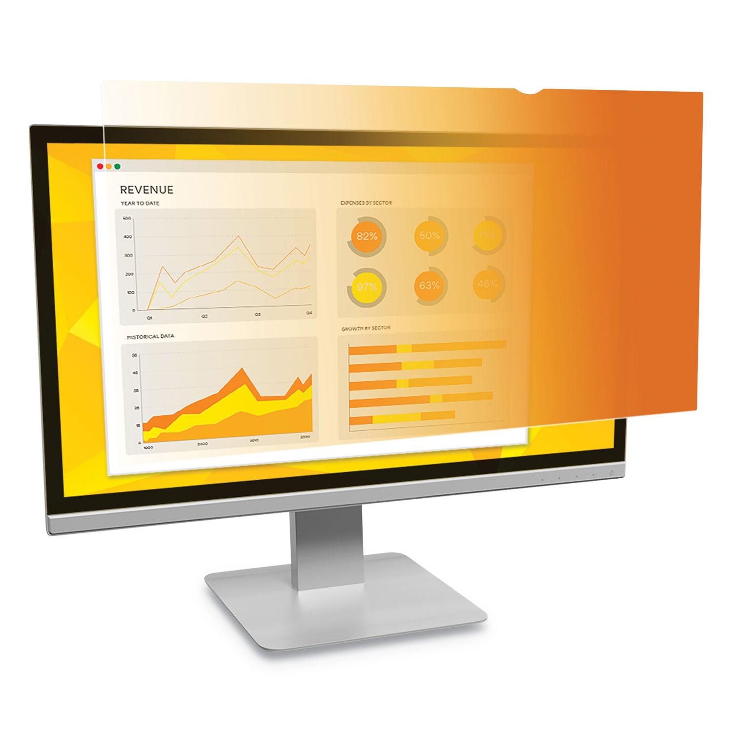 gold-frameless-privacy-filter-for-238-widescreen-flat-panel-monitor-169-aspect-ratio_mmmgf238w9b - 1