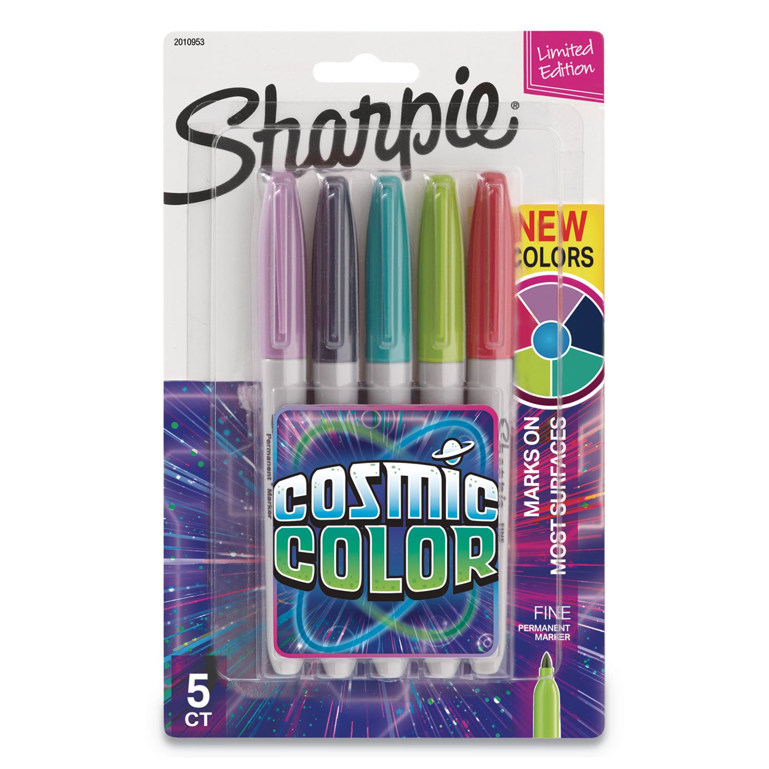 cosmic-color-permanent-markers-medium-bullet-tip-assorted-cosmic-colors-5-pack_san2010953 - 1