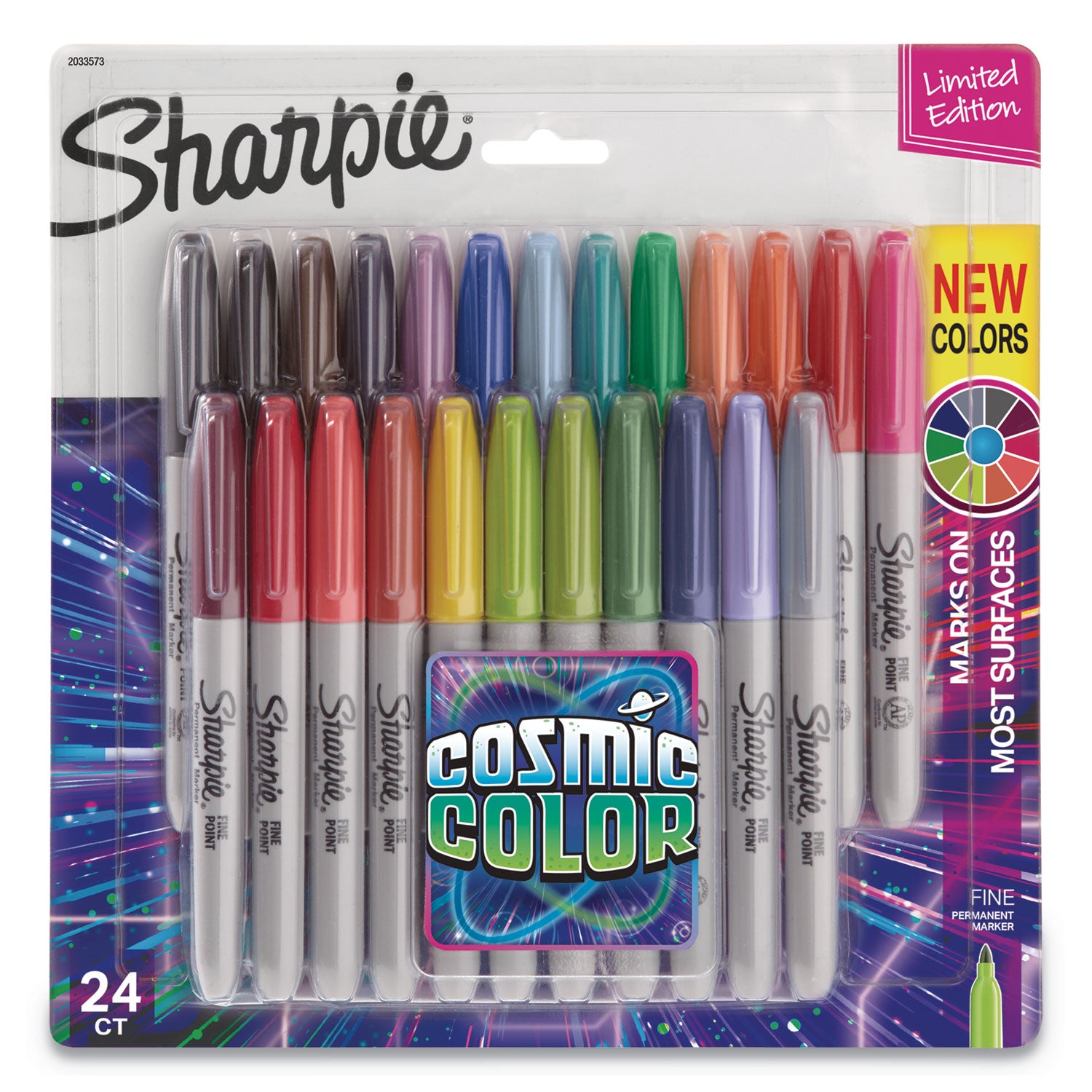 cosmic-color-permanent-markers-medium-bullet-tip-assorted-cosmic-colors-24-pack_san2033573 - 1