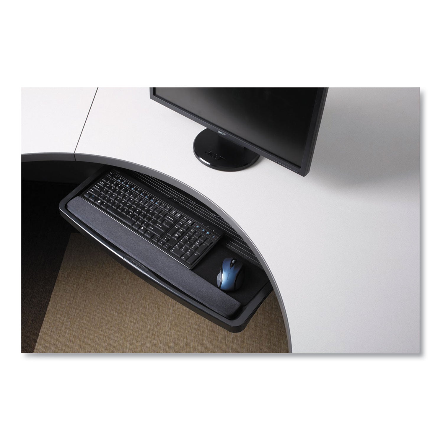 Comfort Keyboard Drawer with SmartFit System, 26w x 13.25d, Black