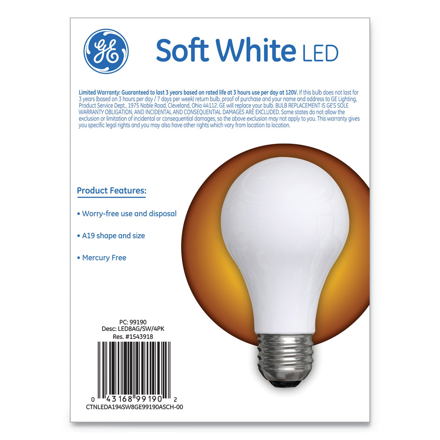 classic-led-soft-white-non-dim-a19-light-bulb-8-w-4-pack_gel99190 - 2