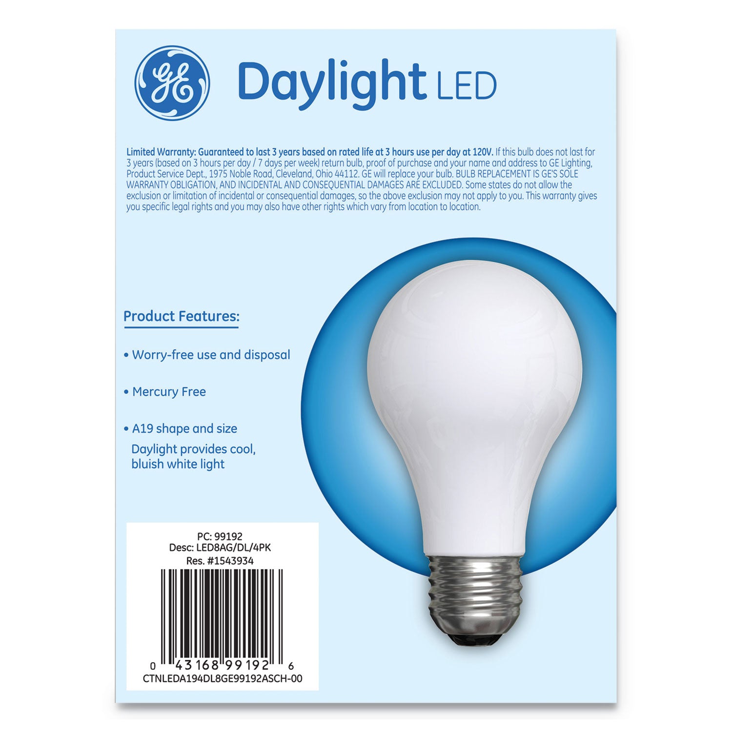 classic-led-non-dim-a19-light-bulb-8-w-daylight-4-pack_gel99192 - 2