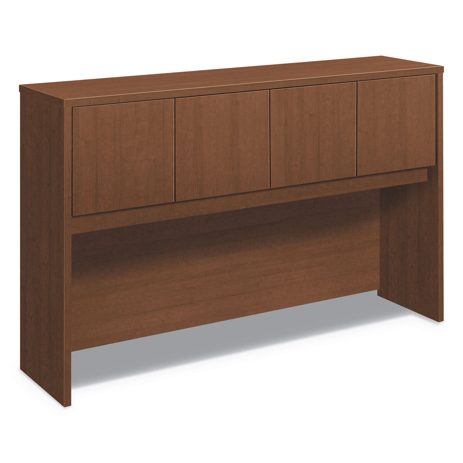 foundation-hutch-with-doors-compartment-60w-x-1463d-x-3713h-shaker-cherry_honlm60hutf - 1