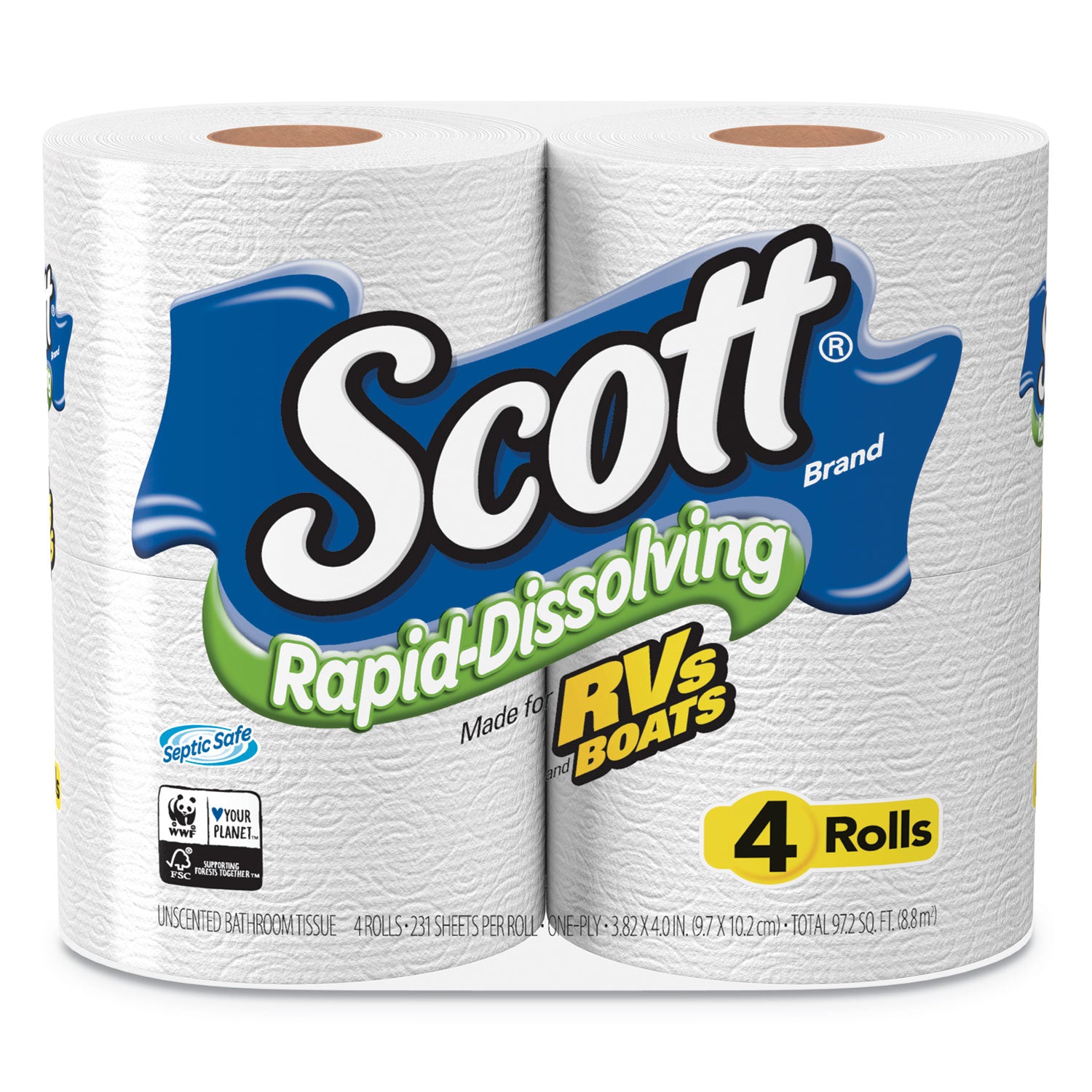 rapid-dissolving-toilet-paper-bath-tissue-septic-safe-1-ply-white-231-sheets-roll-4-rolls-pack-12-packs-carton_kcc47617 - 1