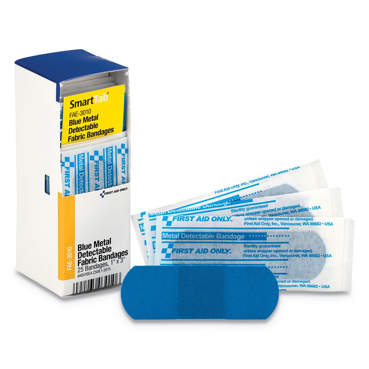 refill-for-smartcompliance-general-cabinet-blue-metal-detectable-bandages1-x-3-25-box_faofae3010 - 1