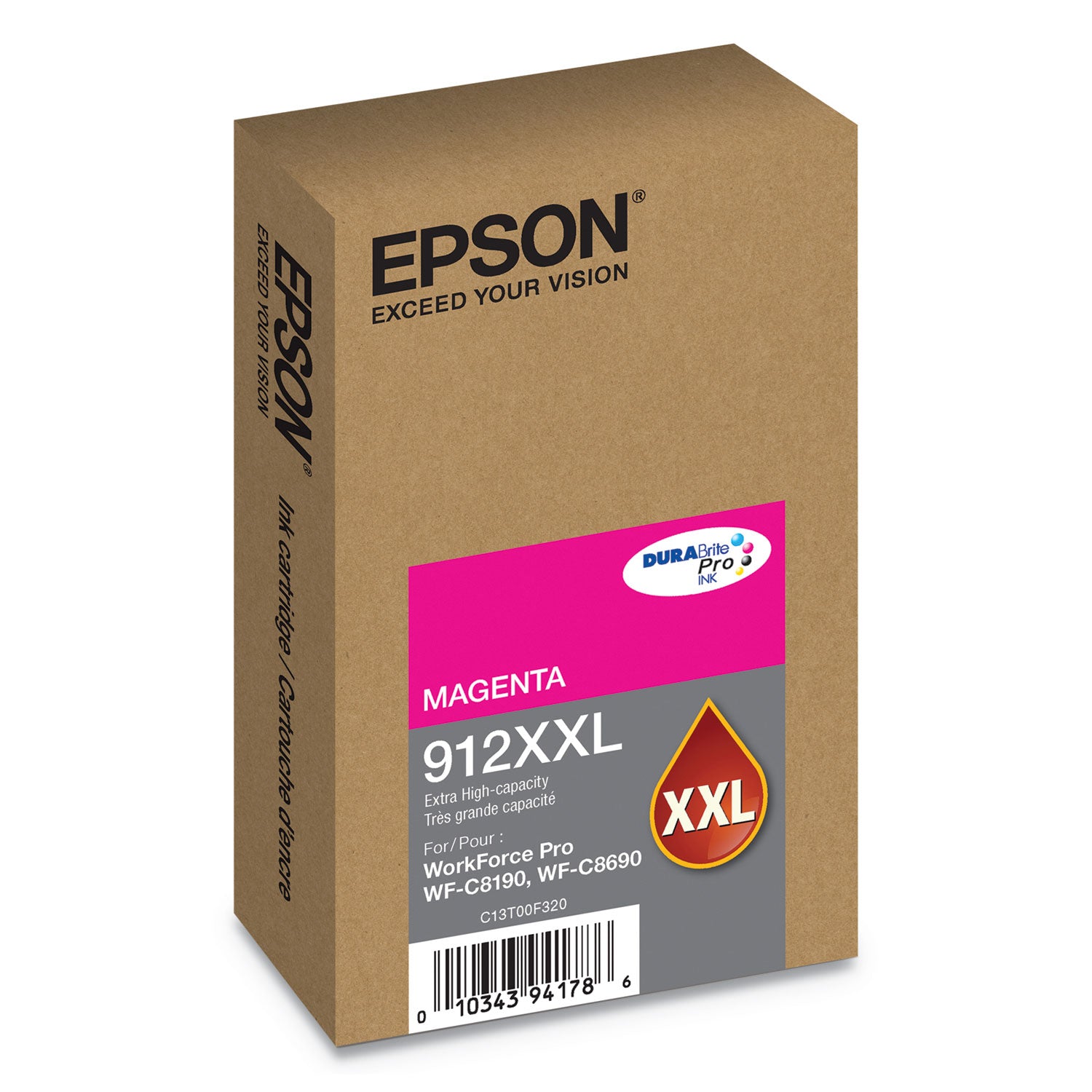 t912xxl320-912xxl-durabrite-pro-extra-high-yield-ink-8000-page-yield-magenta_epst912xxl320 - 2