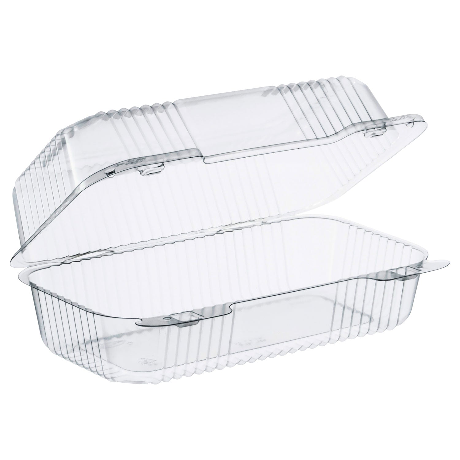 staylock-clear-hinged-lid-containers-54-x-9-x-35-clear-plastic-250-carton_dccc35ut1 - 1