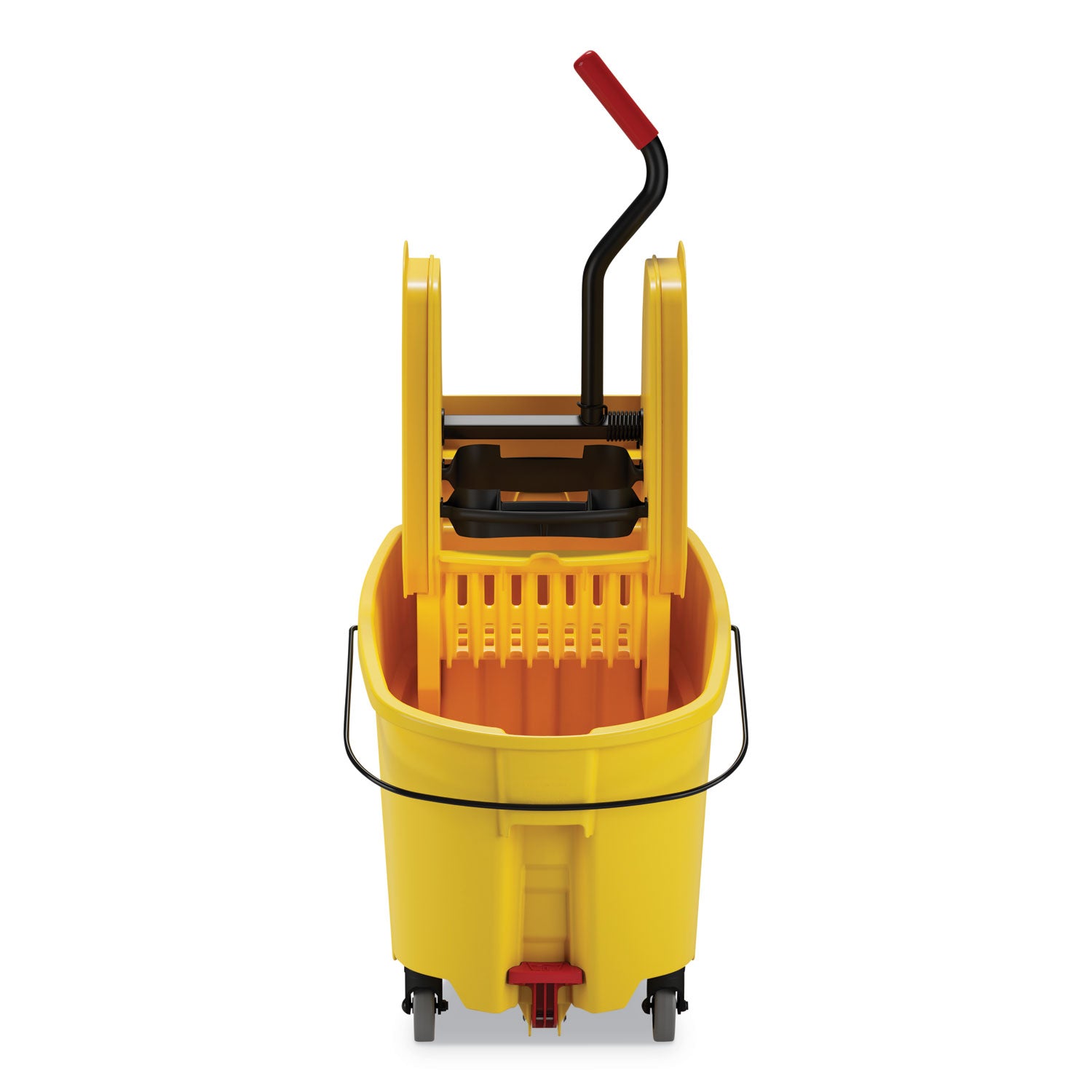 wavebrake-20-bucket-wringer-combos-down-press-44-qt-plastic-yellow_rcpfg757688yel - 2