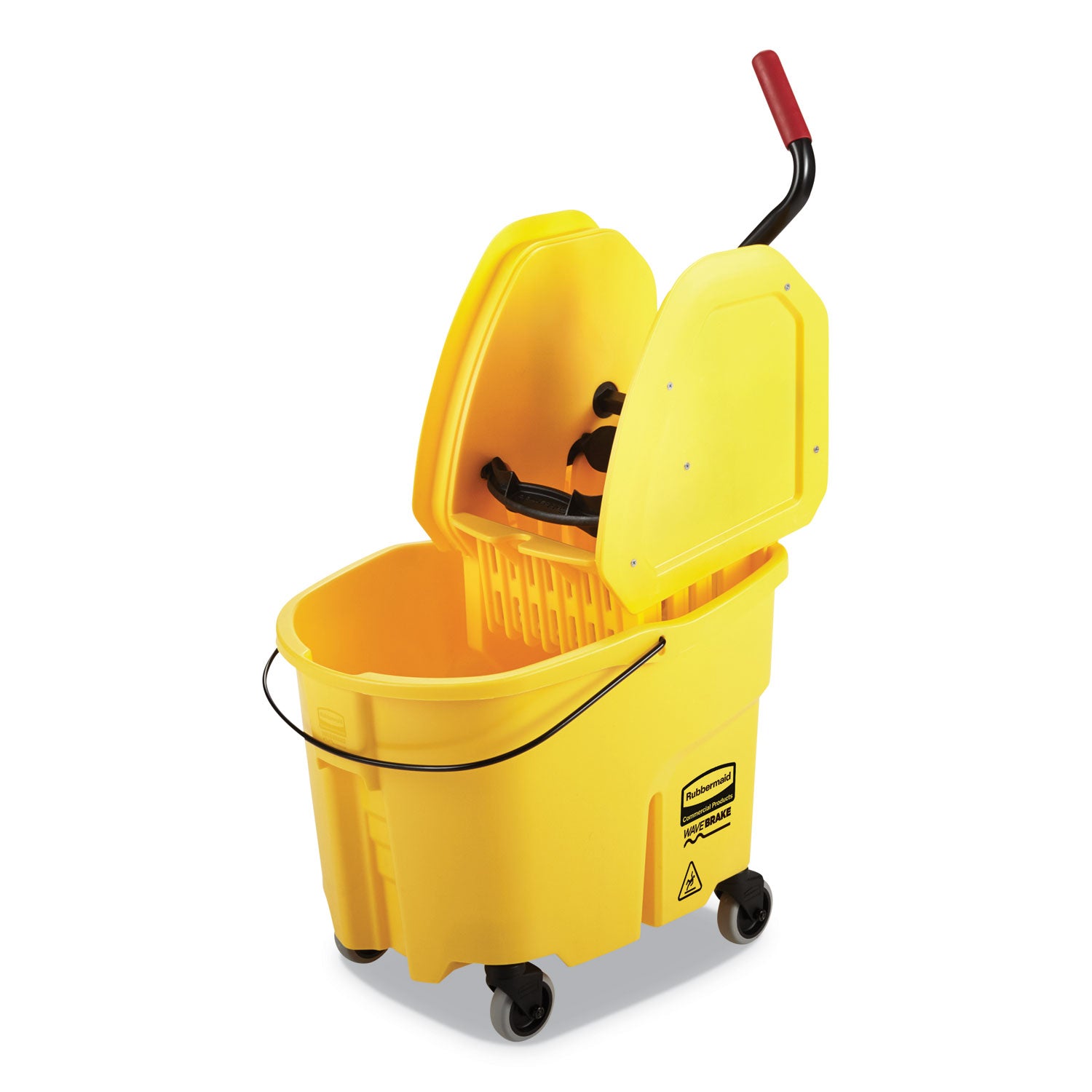Rubbermaid WaveBrake Down Press Combo Mop Bucket, Sold as 1 Each