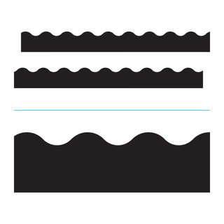 Terrific Trimmers Solid Colors Board Trim, 2.25" x 39 ft, Black - 