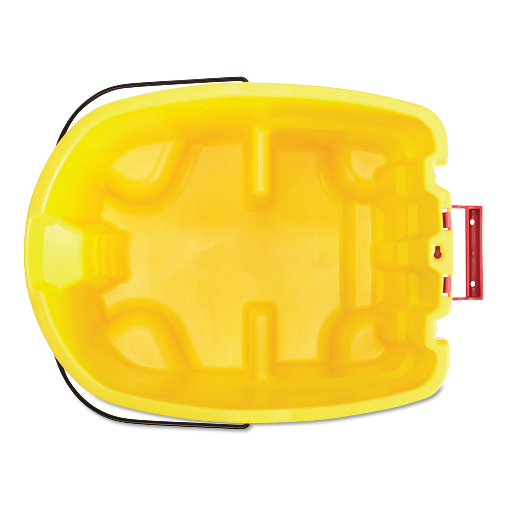 WaveBrake 2.0 Bucket, 8.75 gal, Plastic, Yellow